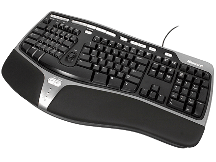 microsoft ergonomic keyboard 4000 keys not working